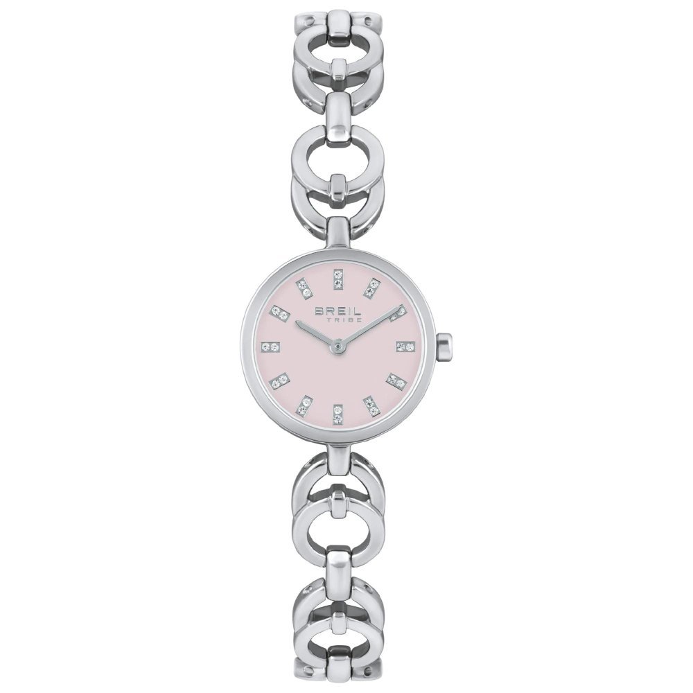 Breil Tribe - Solo Tempo Lady - Acciaio - Rosa