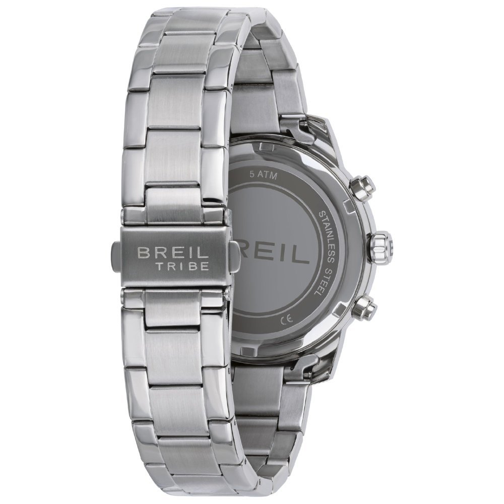 Breil Tribe - Chrono Gent 43 Mm - Acciaio - Blu