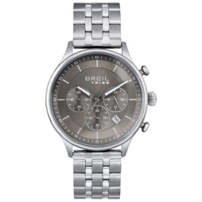 Breil Tribe - Chrono Gent 42 Mm - Acciaio - Grigio