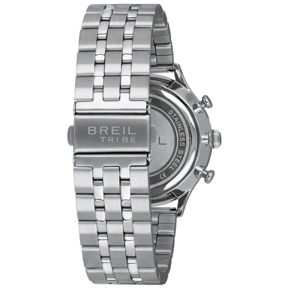 Breil Tribe - Chrono Gent 42Mm - Acciaio - Blu