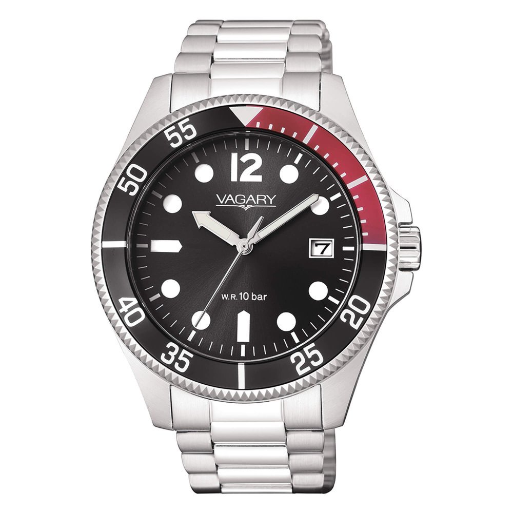 Vagary - Aqua39 Solotempo - Acciaio - Nero