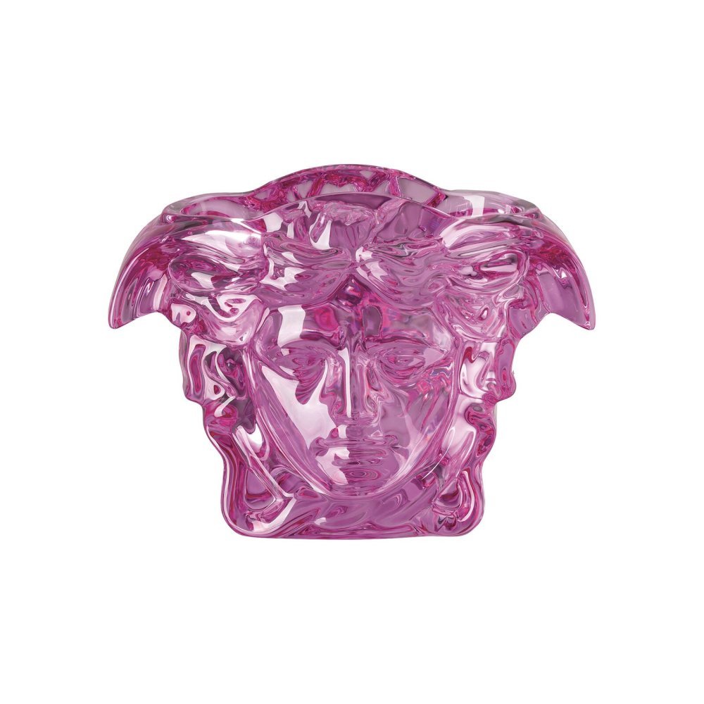 Versace - Vaso Medusa Grande - Cristallo - Pink