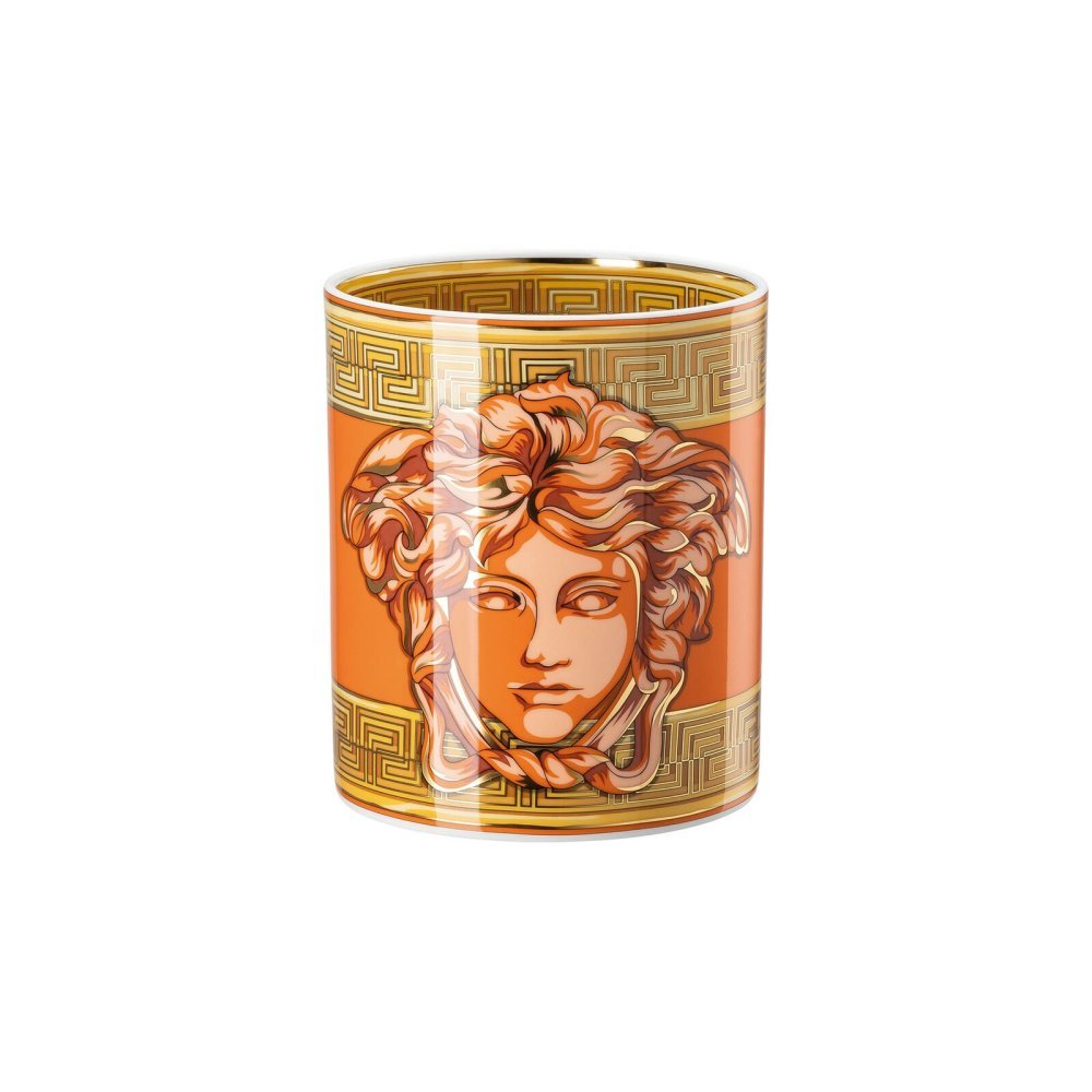 Versace - Vaso Medusa Amplified - Porcellana - Orange Coin