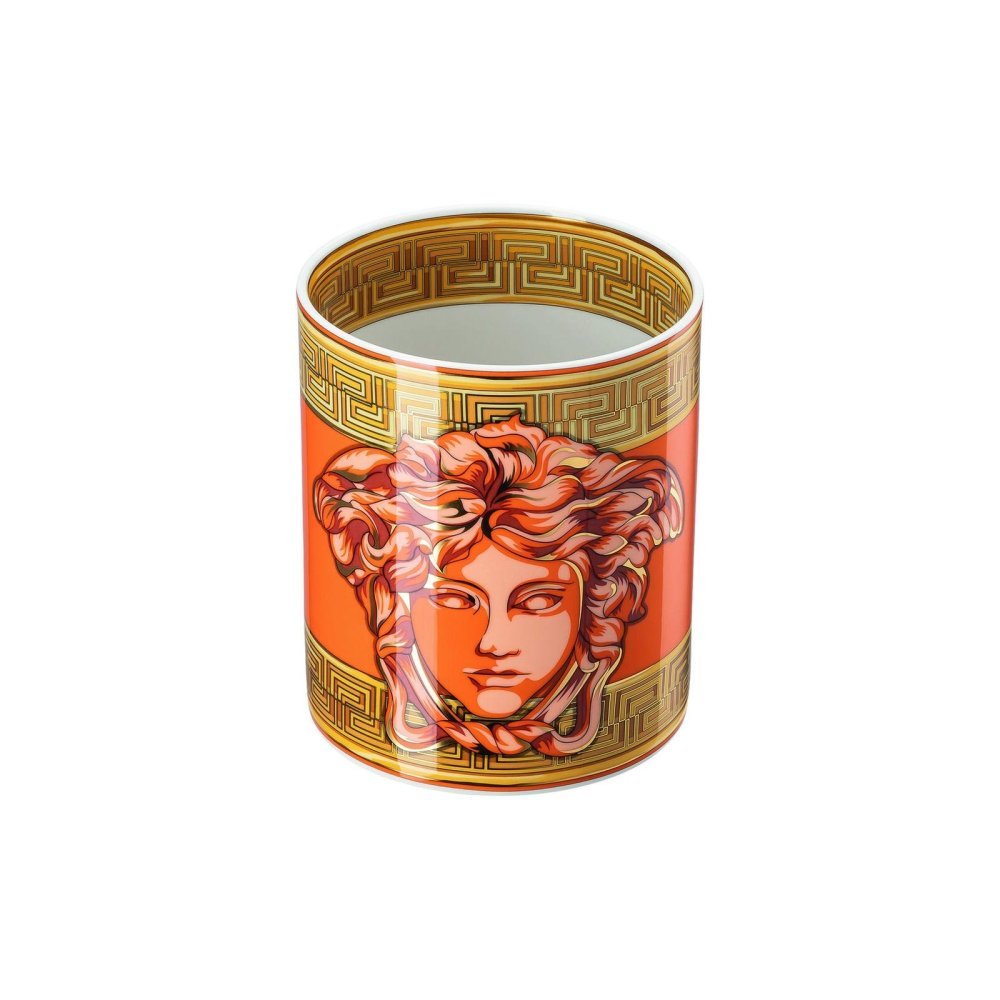 Versace - Vaso Medusa Amplified - Porcellana - Orange Coin