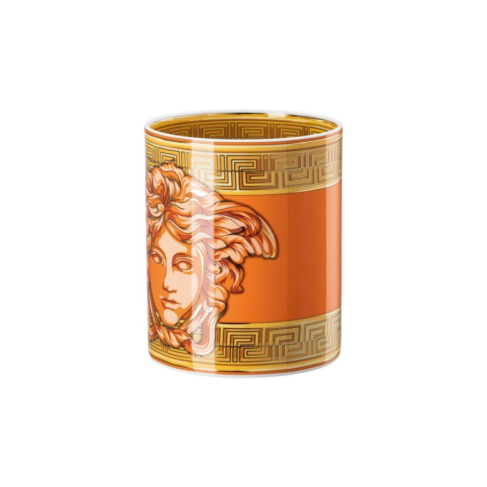 Versace - Vaso Medusa Amplified - Porcellana - Orange Coin