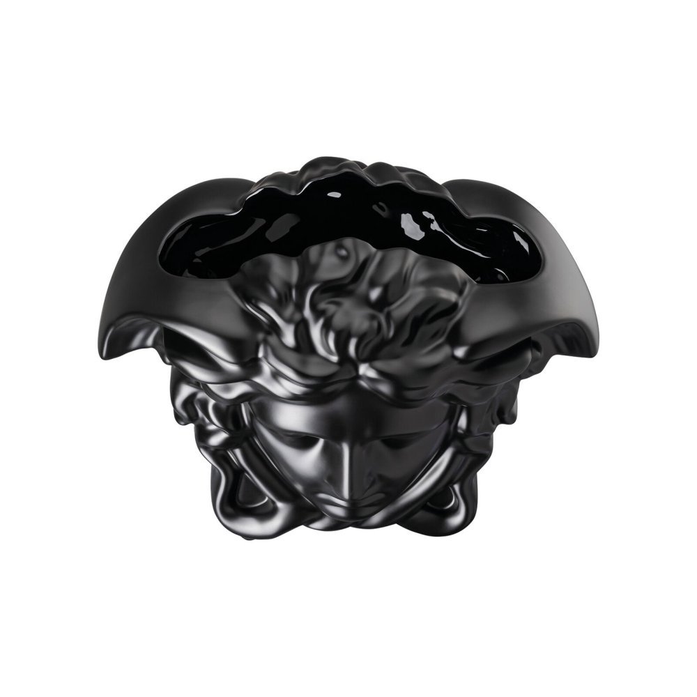 Versace - Vaso Medusa Grande - Porcellana - Black