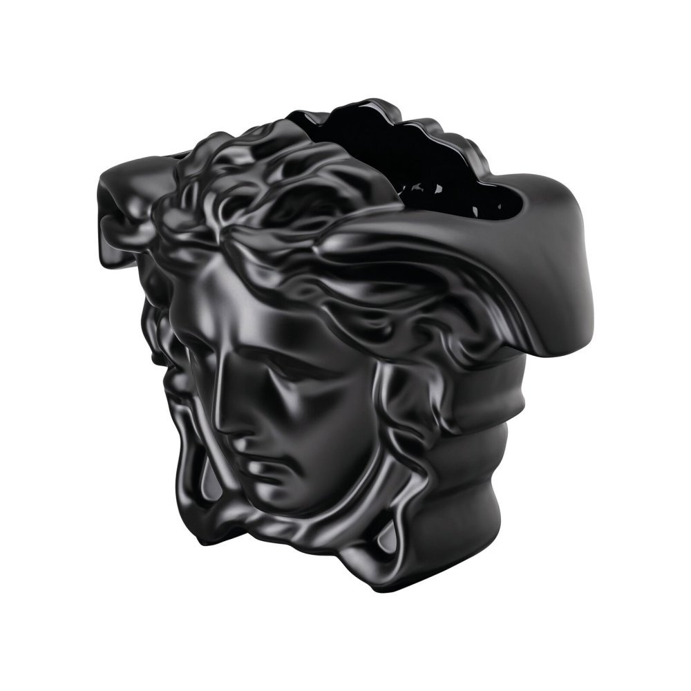 Versace - Vaso Medusa Grande - Porcellana - Black
