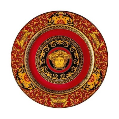 Versace - Piatto Segnaposto - Porcellana - Medusa