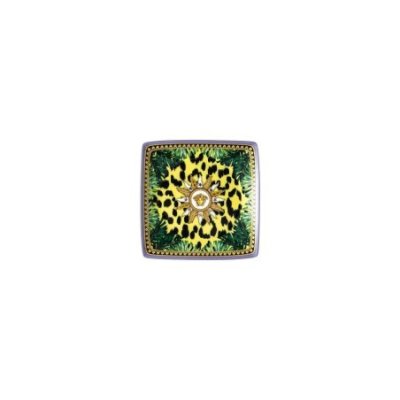 Versace - Coppetta Quadra Piana - Porcellana - 12 Cm