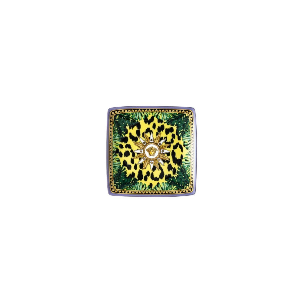 Versace - Coppetta Quadra Piana - Porcellana - 12 Cm