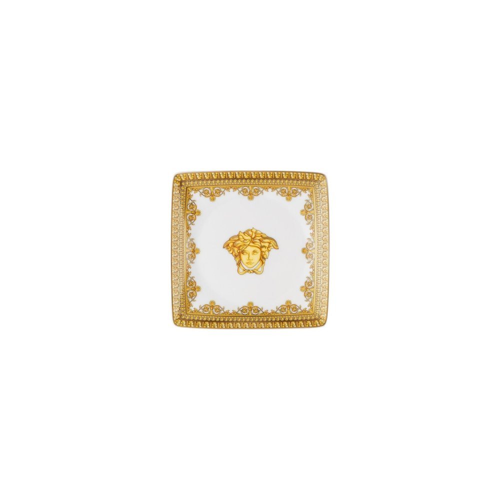 Versace - Coppetta Quadra - Porcellana - Baroque Bianco