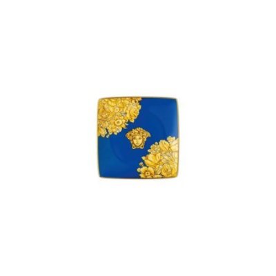 Versace - Coppetta Quadra Piana - Porcellana - Blu