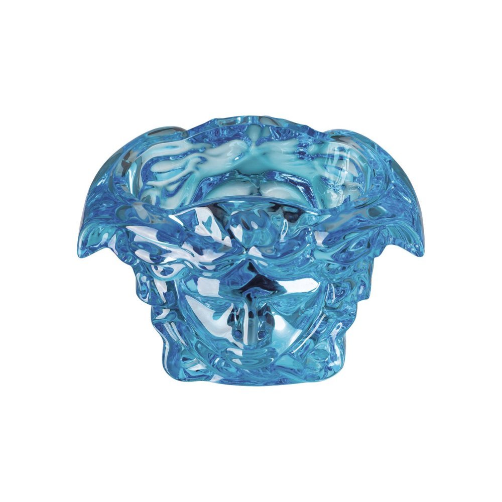 Versace - Vaso Medusa Grande - Cristallo - Blue
