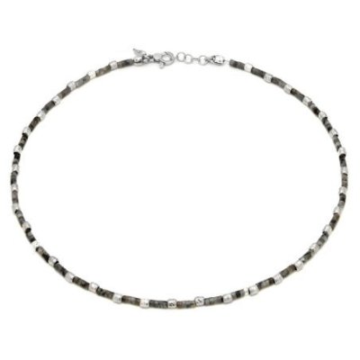 Giovanni Raspini - Collana Tango - Labradorite Grigia