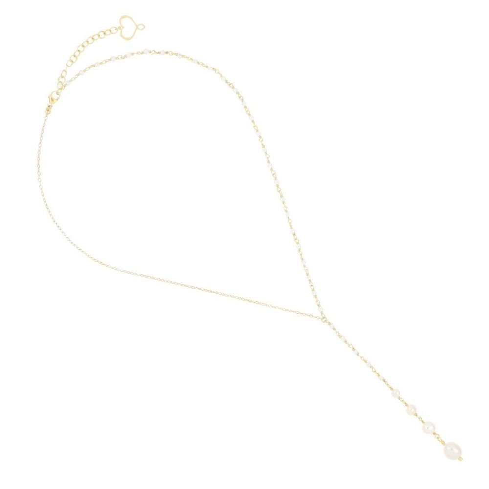 Maman Et Sophie - Girocollo Onda Bianca - Perla