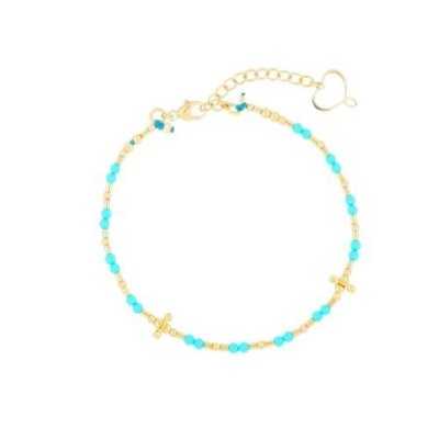 Maman Et Sophie - Bracciale Mia Africa - Turchese - Argento