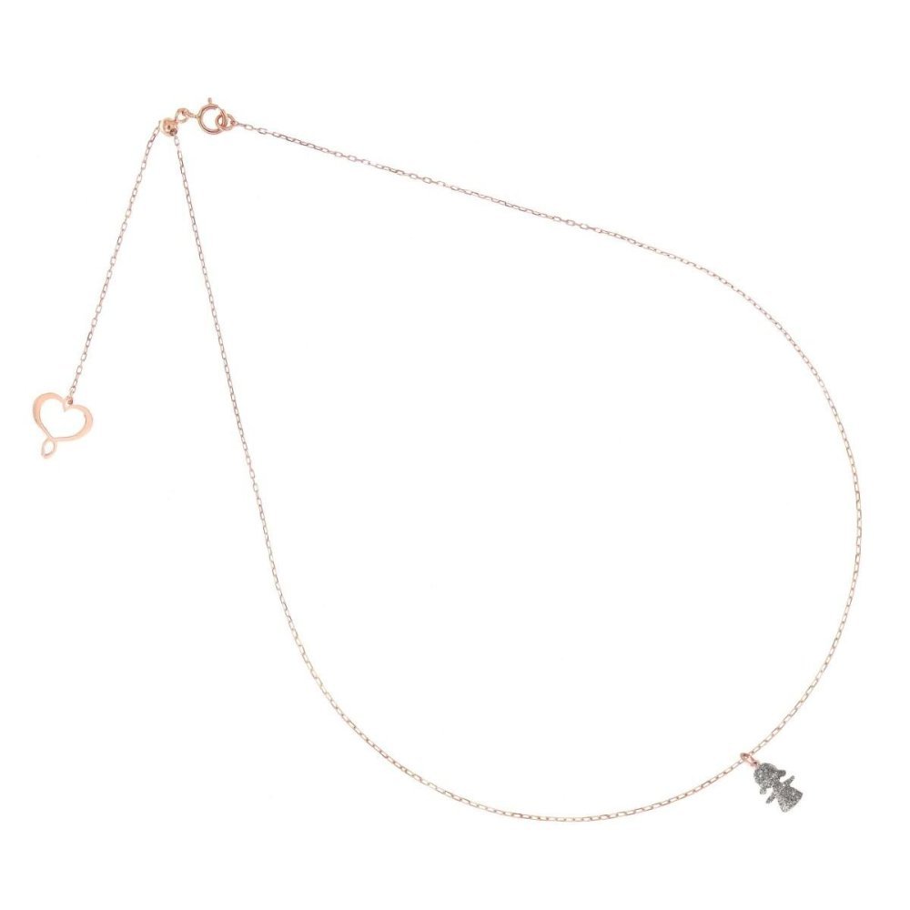 Maman Et Sophie - Girocollo Bimba - Oro Rosa - 18Kt