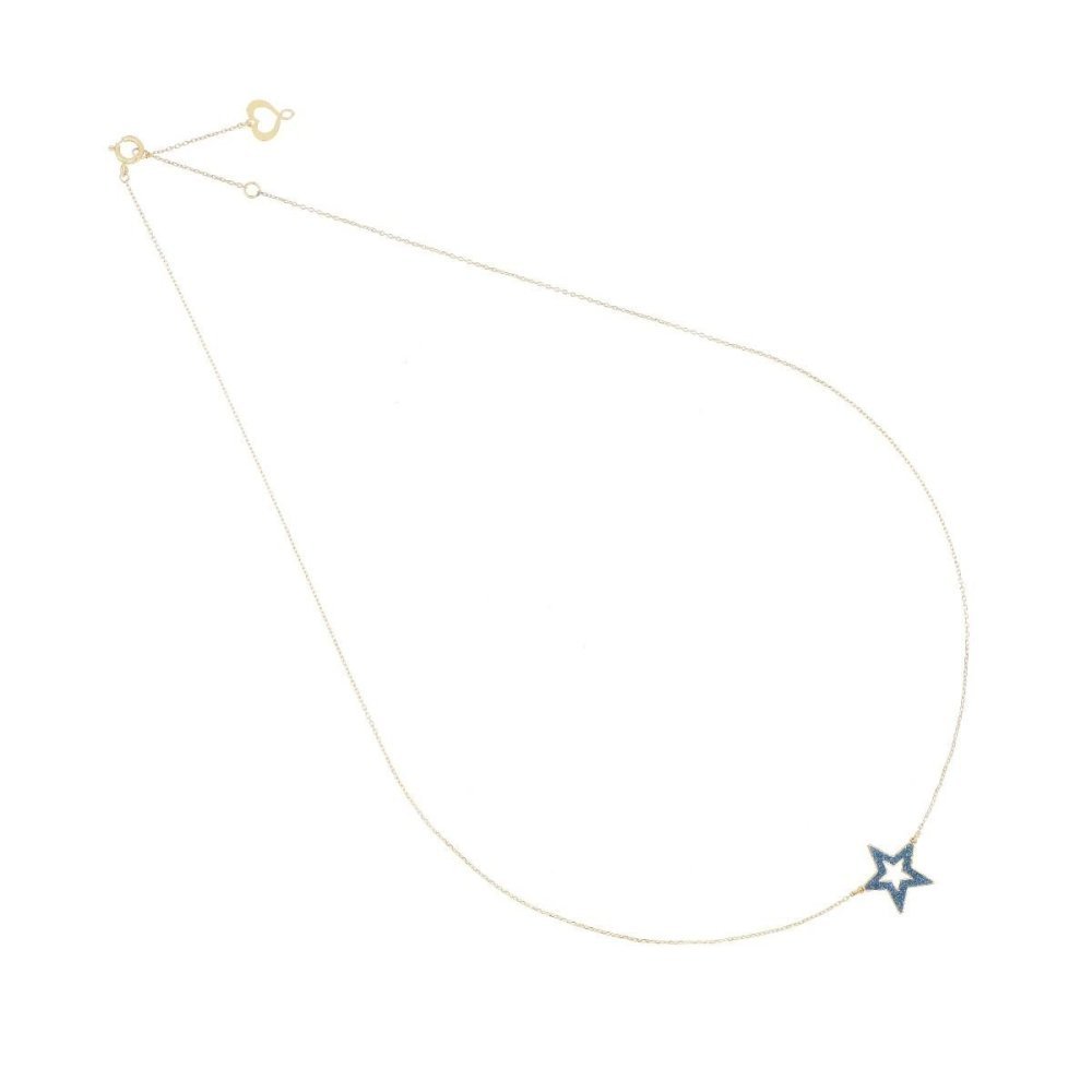 Maman Et Sophie - Girocollo Stella - Oro Giallo - 18Kt