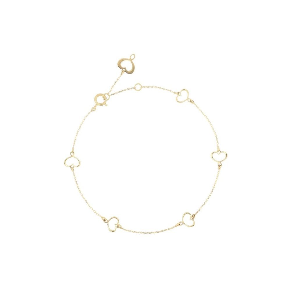 Maman Et Sophie - Bracciale Cuori - Oro Giallo 18Kt
