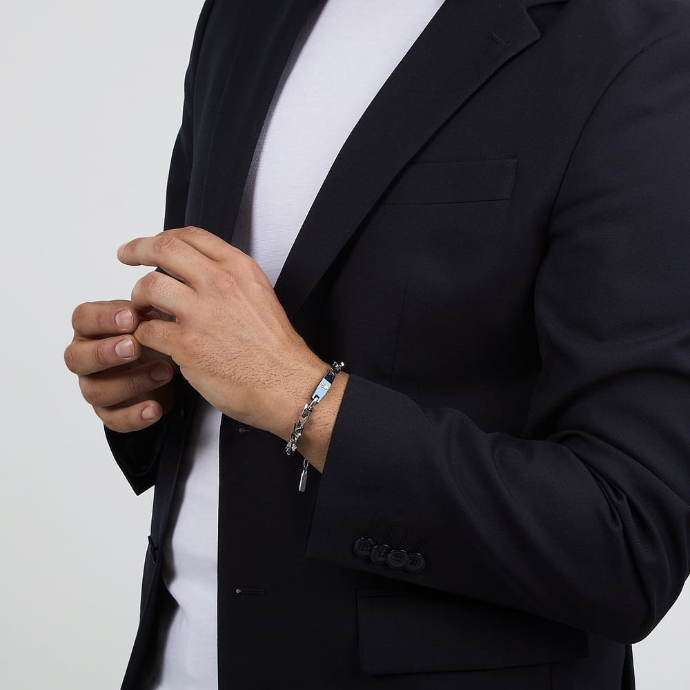 Maserati Gioielli - Bracciale Iconic - Uomo - Acciaio