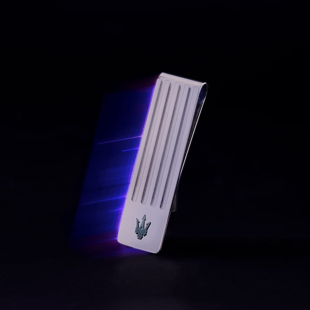 Maserati Gioielli - Fermasoldi Iconic - Acciaio - Silver