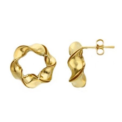 Songa Antonio - Orecchini Lobo - 18 Ct - Oro Giallo
