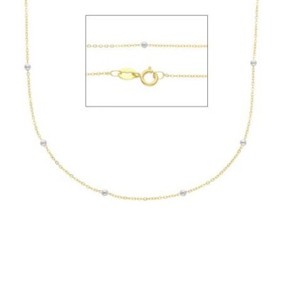 Songa Antonio - Catena Girocollo - Oro Giallo E Bianco