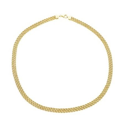 Songa Antonio - Girocollo Tessuto - Oro Giallo - 18 Ct