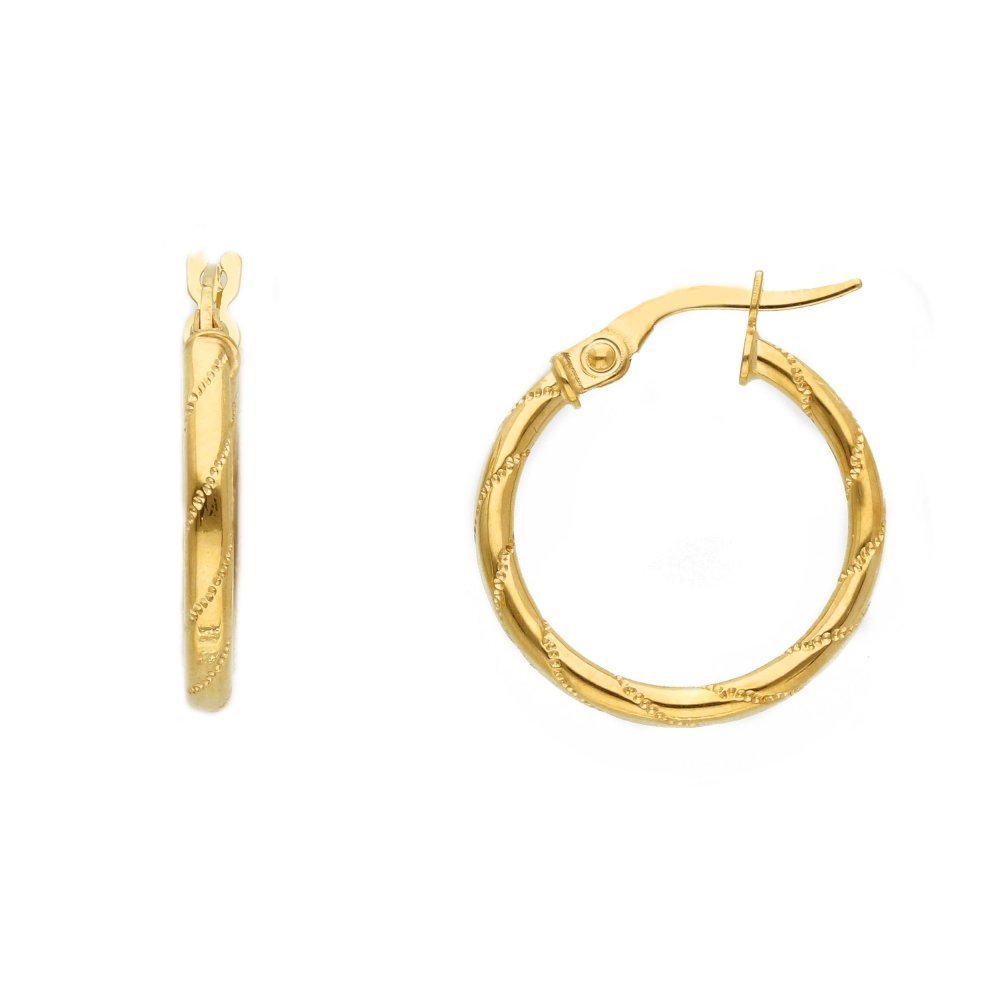 Songa Antonio - Orecchini Cerchio - Oro Giallo - 18 Ct