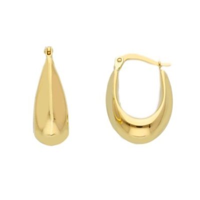 Songa Antonio - Orecchini Cerchio - Oro Giallo 9Ct