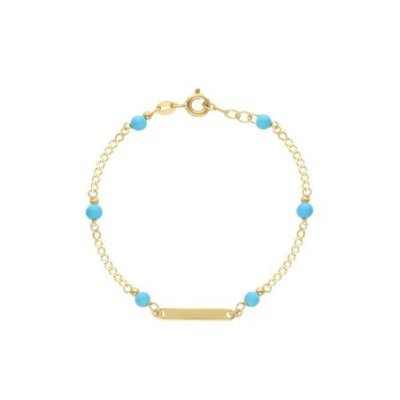 Songa Antonio - Bracciale Baby Targa - Oro Giallo