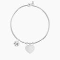 Kidult - Bracciale Rigido Con Cuore - Acciaio - Cristalli