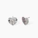 Kidult - Orecchini Cuore - Effetto Martellato - Style 03