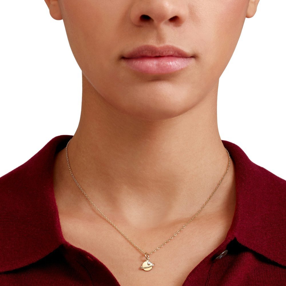 Dodo - Ciondolo Pianeta - Oro Giallo - Diamante