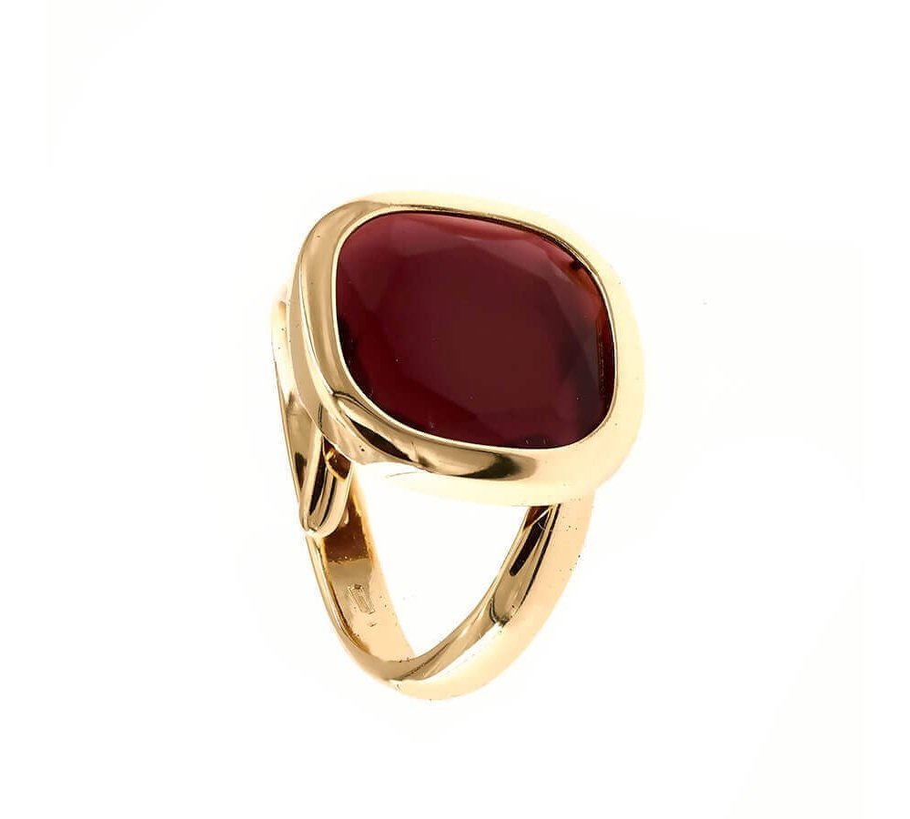 Aquaforte - Anello Caramelle - Pasta Vitrea - Oro Giallo