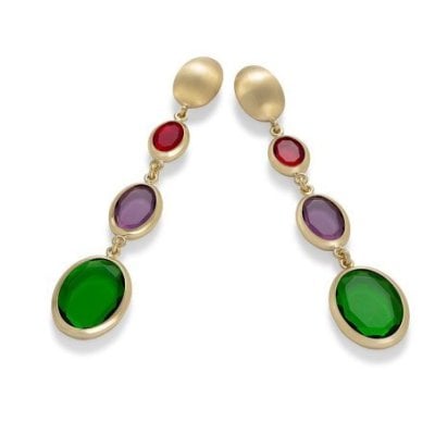 Aquaforte - Orecchini Pendenti - Placcato Oro - Comfort