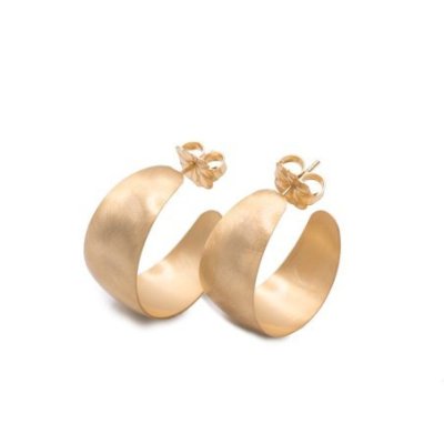 Aquaforte - Orecchini Vintage - Argento 925 - Oro 23Kt