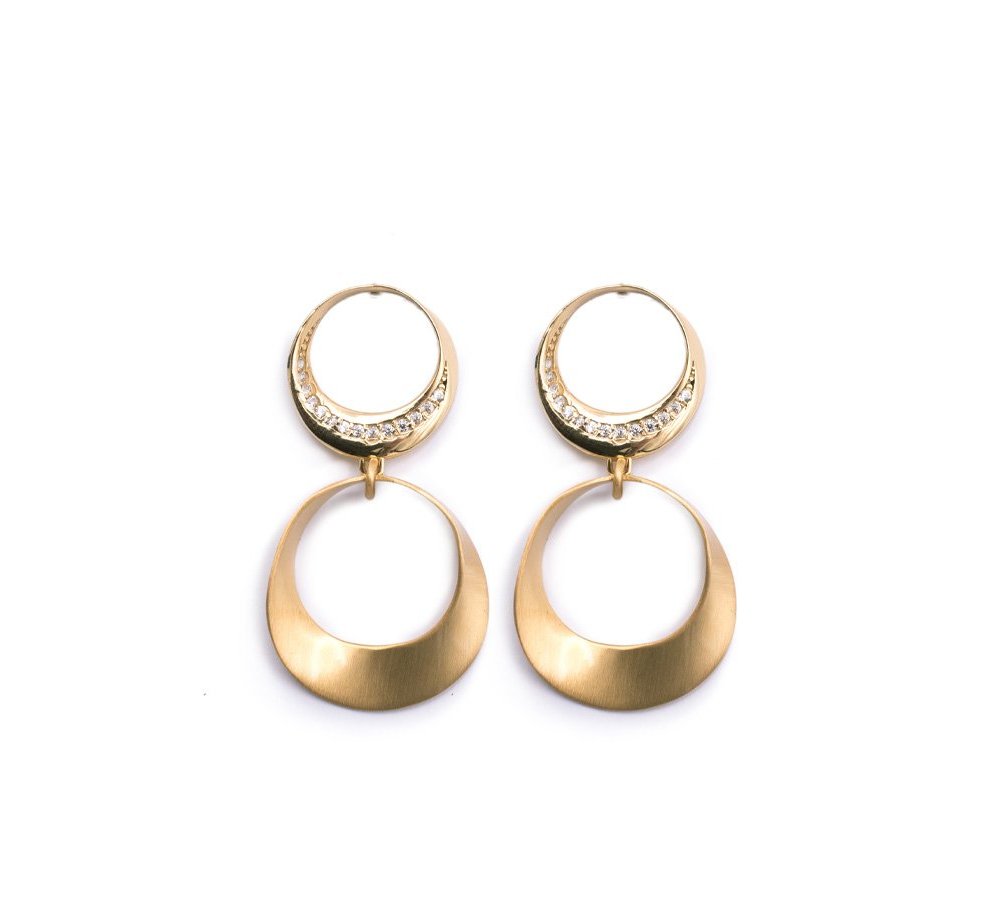 Aquaforte - Orecchini Pendenti - Zirconi - Argento