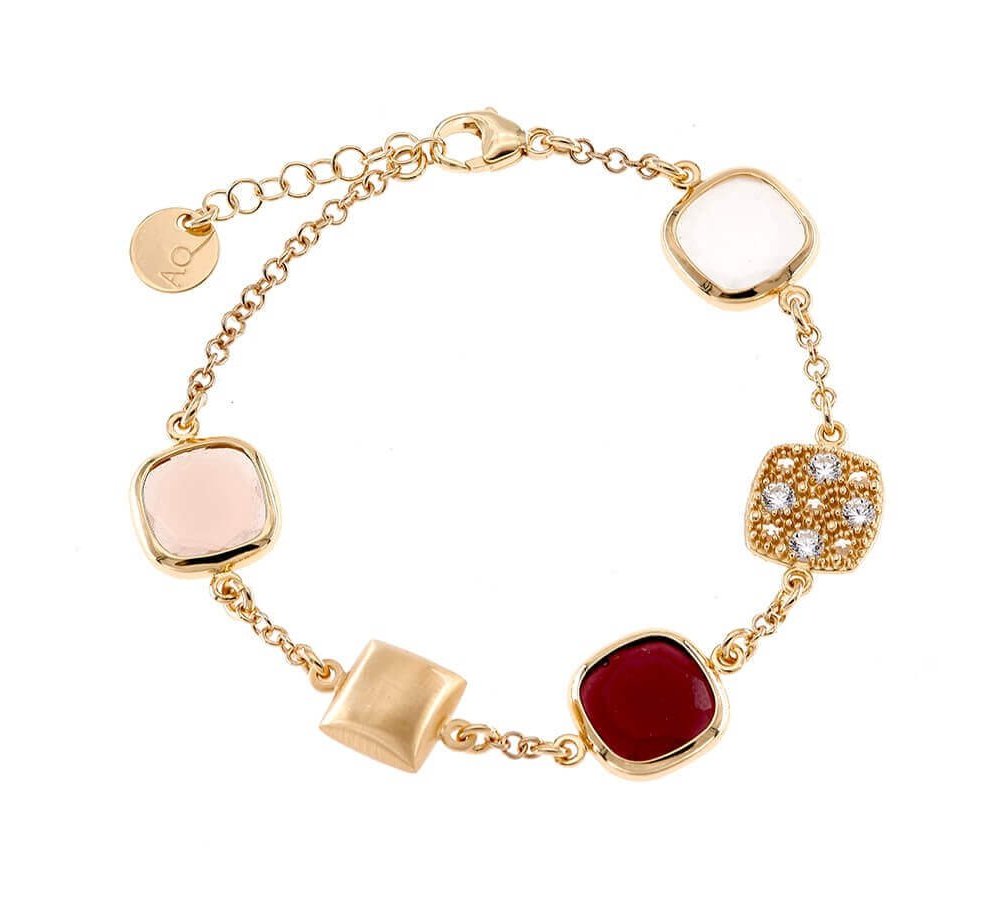 Aquaforte - Bracciale Caramelle - Oro - Zirconia
