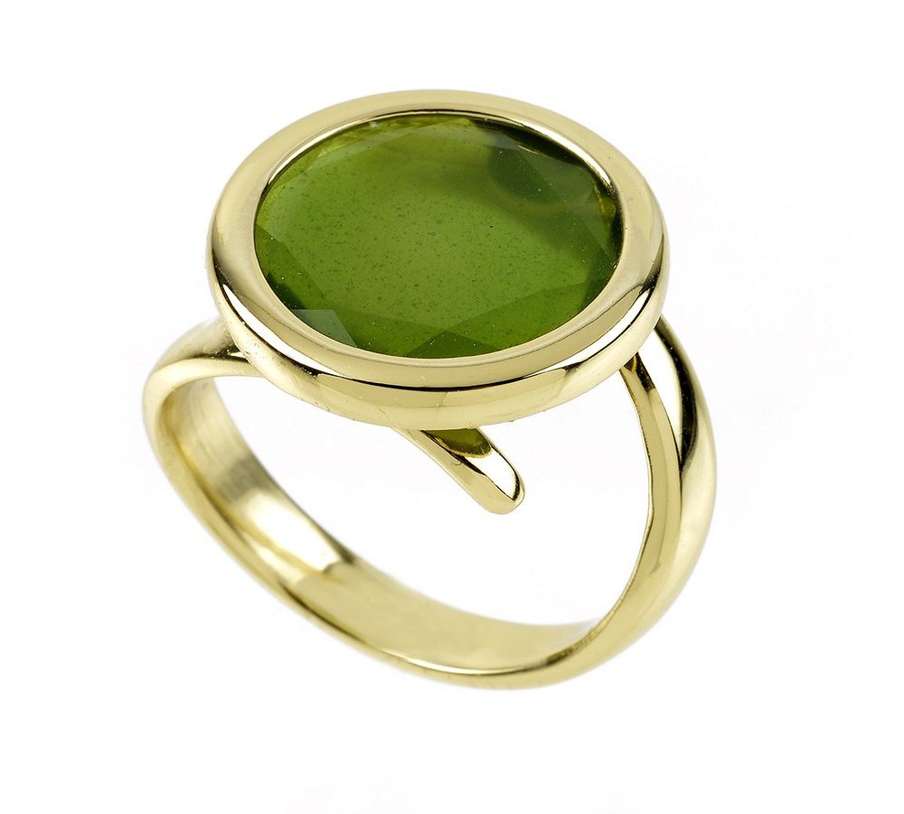 Aquaforte - Anello Caramelle - Verde Milky - Oro