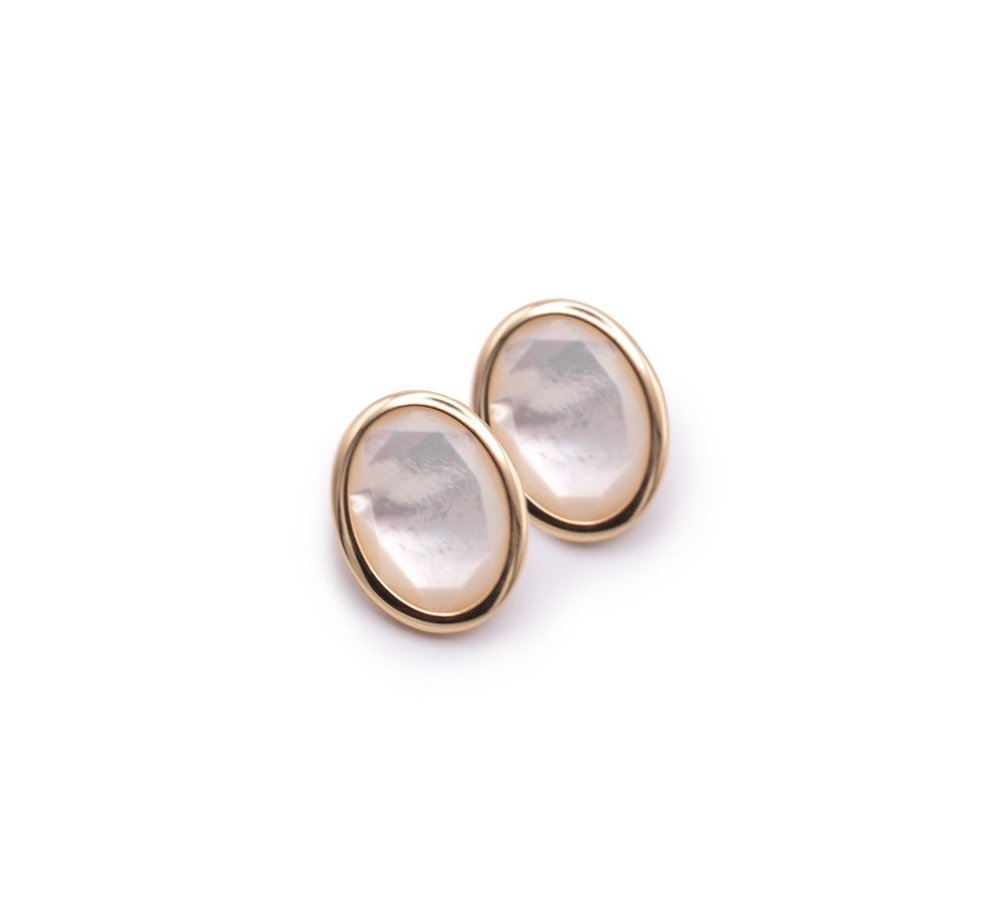 Aquaforte - Orecchini Mignon Ovali - Madreperla - Argento
