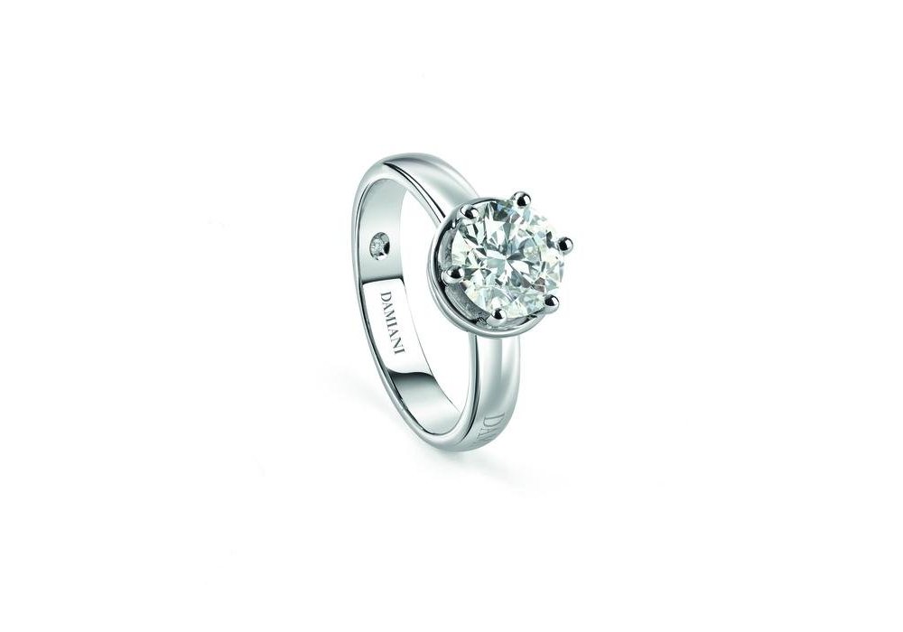 Damiani - Anello Minou - Oro Bianco - Diamante