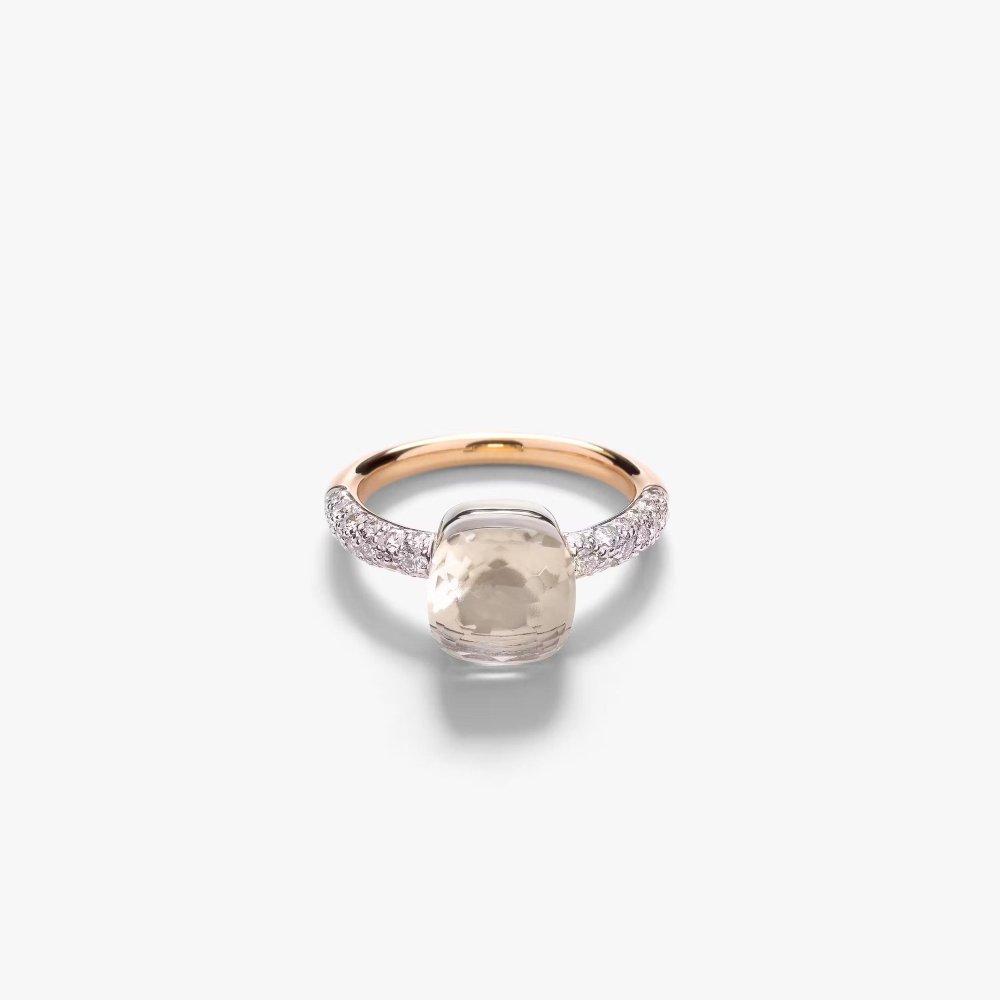Pomellato - Anello Nudo Petit - Oro Rosa - Topazio