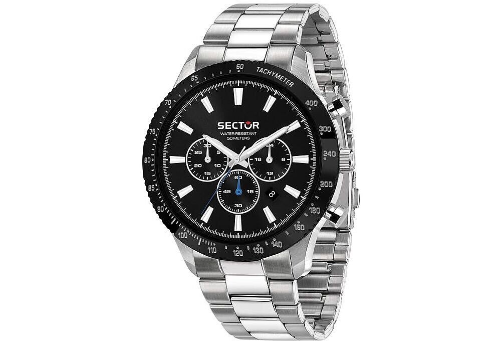 Sector - Orologio Cronografo Uomo - Acciaio - Nero