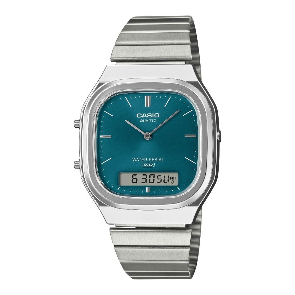 Casio - Aq-240E-3A - Unisex - Resina/Cromato