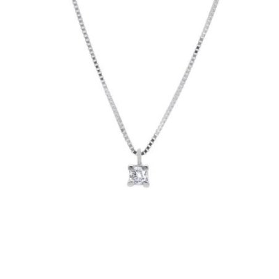 Songa Antonio - Girocollo Punto Luce - Oro Bianco