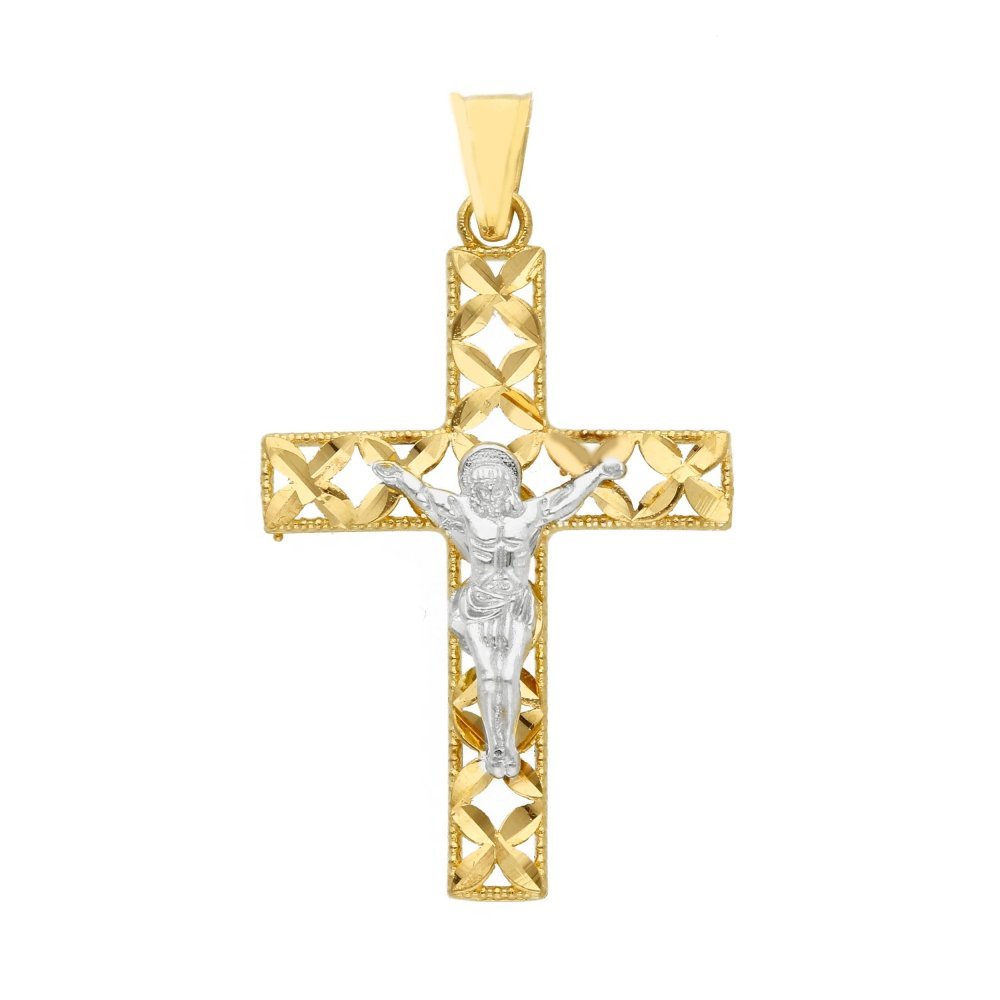 Songa Antonio - Croci Elegante - Oro Giallo E Bianco