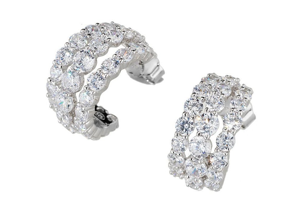 Sovrani - Orecchini Luce - Argento 925 - Zirconi