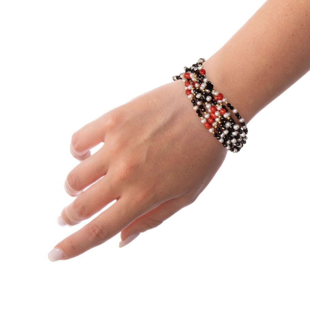 Nivy - Bracciale Yuna - Corallo - Onice