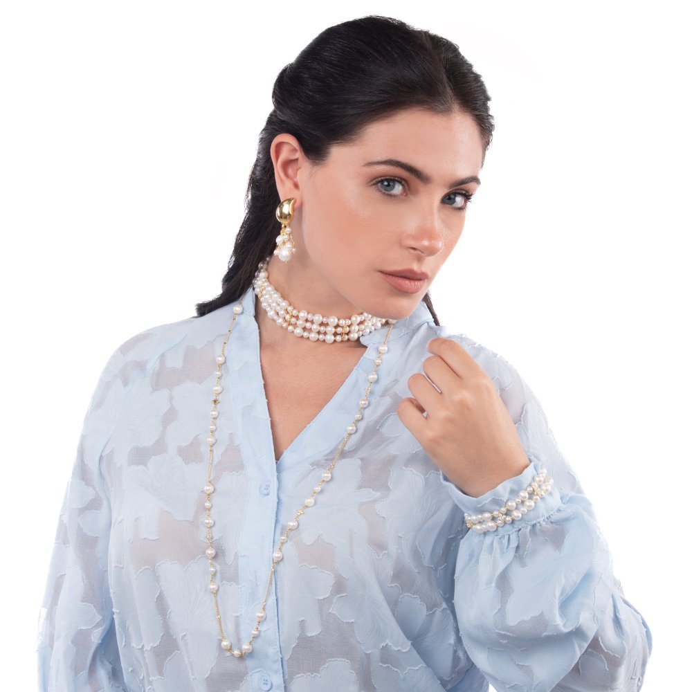 Nivy - Collana Nara - Perle D'Acqua Dolce - Eleganza